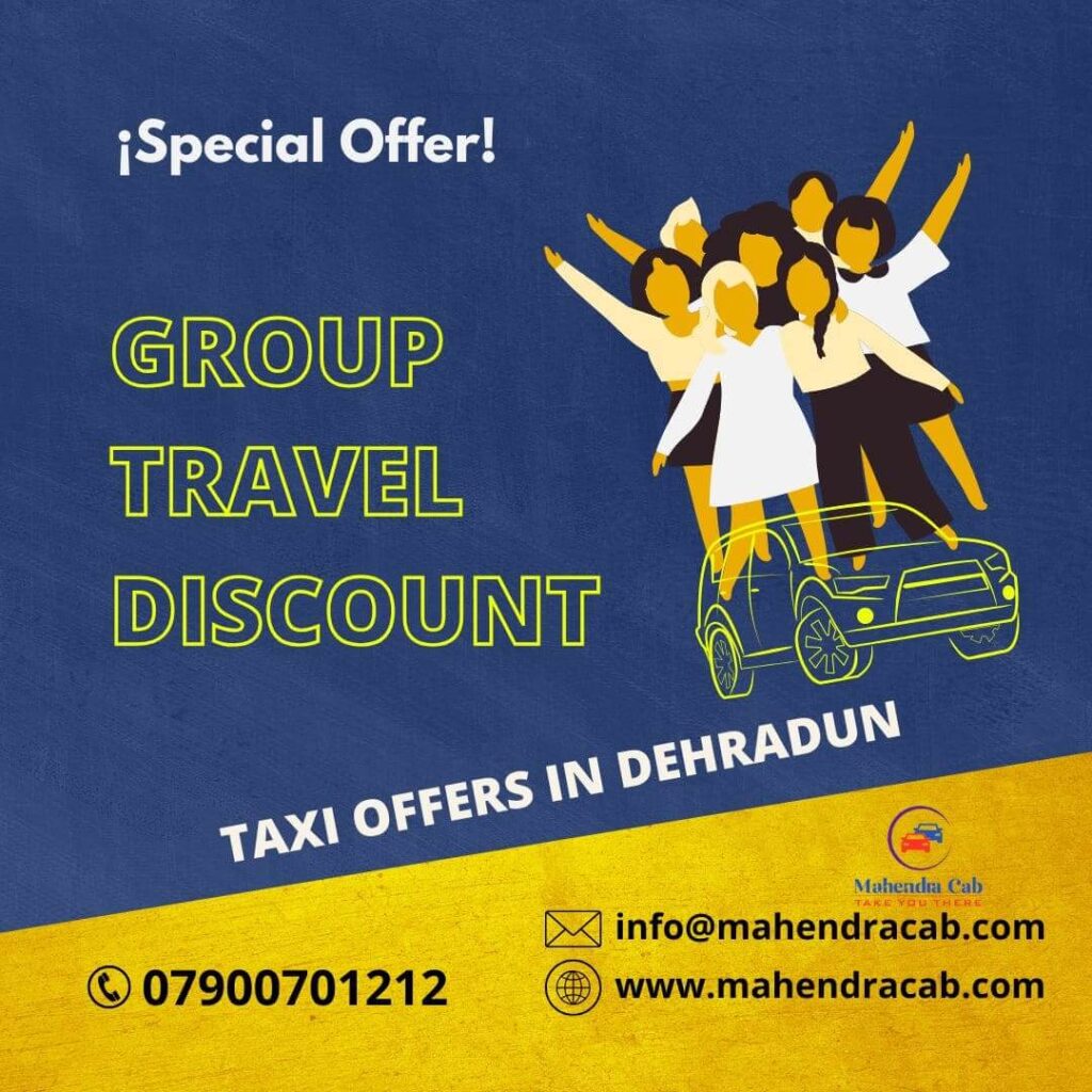 Group travel discount in Dehradun